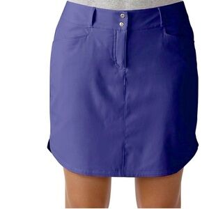 Adidas Climalite Essentials Blue Purple Golf Skort; Size 12